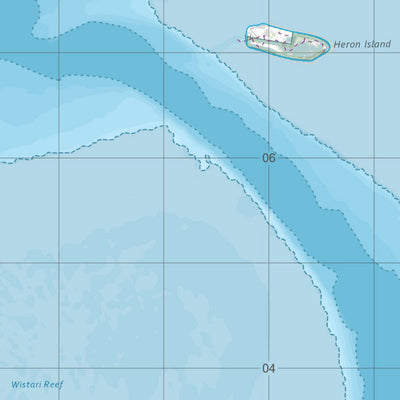 Department of Resources Heron Island (9251-2) digital map