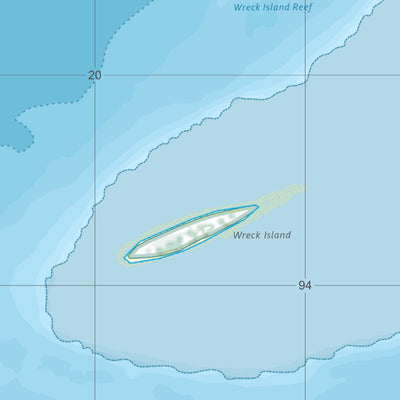 Department of Resources Heron Island (9251-21) digital map