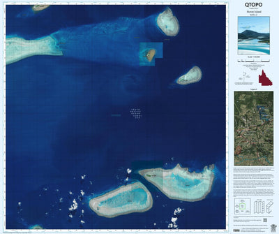 Department of Resources Heron Island (9251-2i) digital map