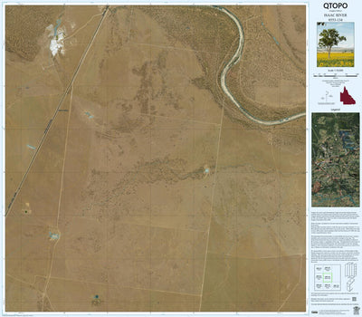 Department of Resources ISAAC RIVER (8553-134i) digital map