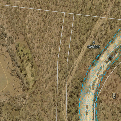Department of Resources ISAAC RIVER (8553-134i) digital map