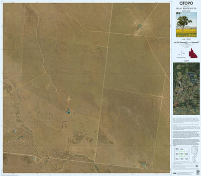 Department of Resources ISAAC RIVER SOUTH (8553-133i) digital map
