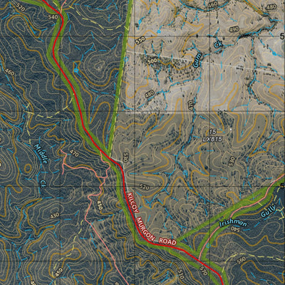 Department of Resources Jimna (9344-1i) digital map