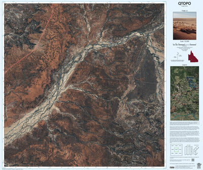 Department of Resources Jundah (7548-13i) digital map