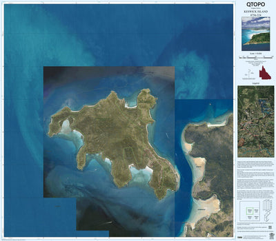 Department of Resources KESWICK ISLAND (8756-224i) digital map