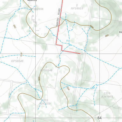 Department of Resources Kincora (9242-34) digital map