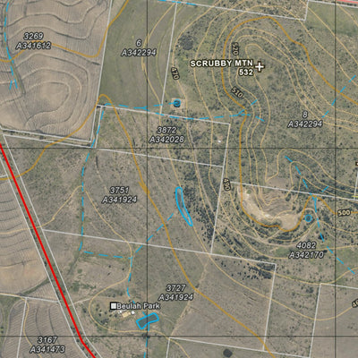 Department of Resources Kincora (9242-34i) digital map