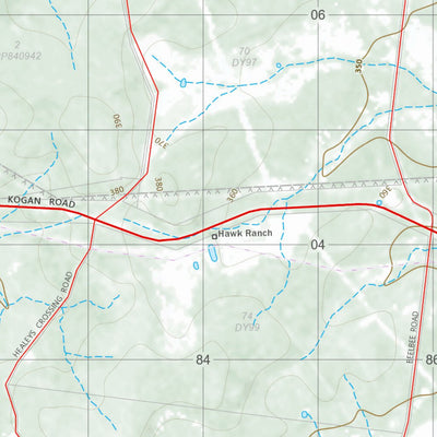 Department of Resources Kogan (9043-1) digital map