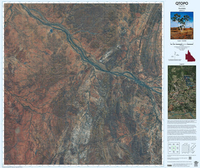 Department of Resources Kuridala (6955-2i) digital map