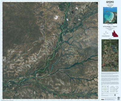 Department of Resources Lake Archer (7370-4i) digital map