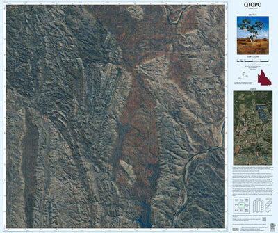 Department of Resources Lake Julius (6857-41i) digital map