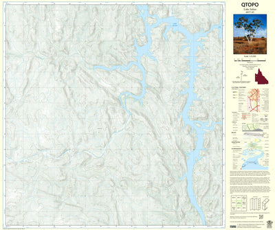 Department of Resources Lake Julius (6857-42) digital map
