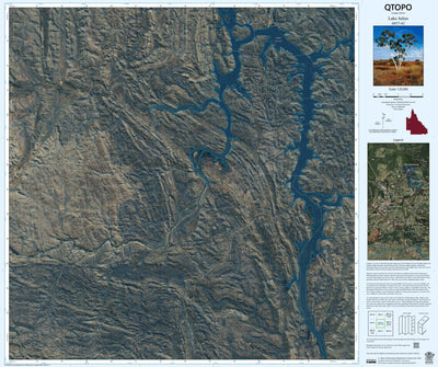 Department of Resources Lake Julius (6857-42i) digital map
