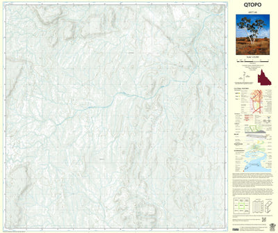 Department of Resources Lake Julius (6857-44) digital map