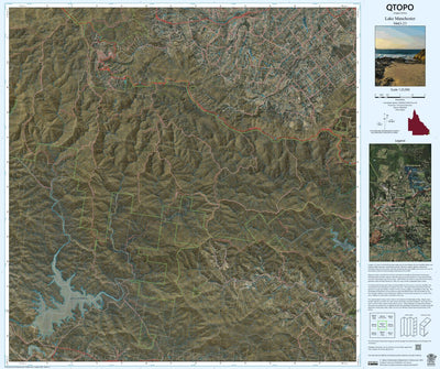 Department of Resources Lake Manchester (9443-23i) digital map