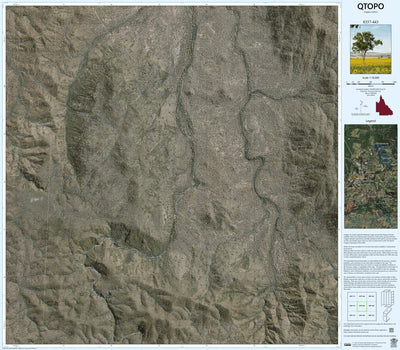 Department of Resources Landers (8357-443i) digital map