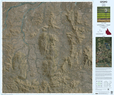 Department of Resources Landers (8357-44i) digital map