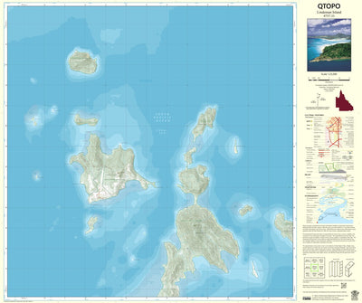 Department of Resources Lindeman Island (8757-33) digital map