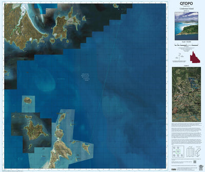 Department of Resources Lindeman Island (8757-3i) digital map