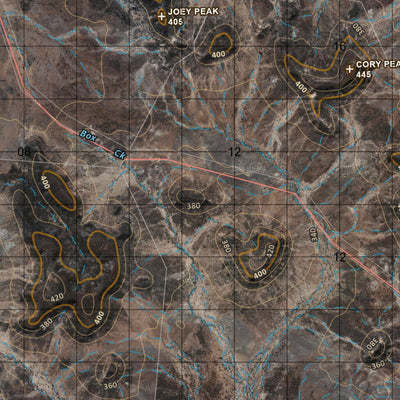 Department of Resources Listowel Downs (7947i) digital map