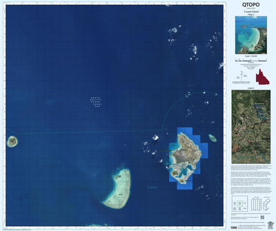 Department of Resources Lizard Island (7968-1i) digital map