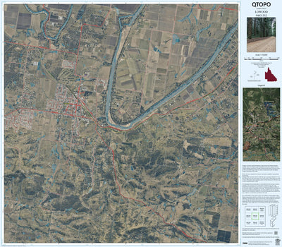 Department of Resources LOWOOD (9443-332i) digital map