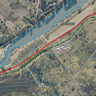 Department of Resources LOWOOD (9443-332i) digital map