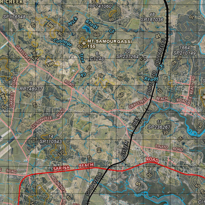 Department of Resources Mackay (8755i) digital map