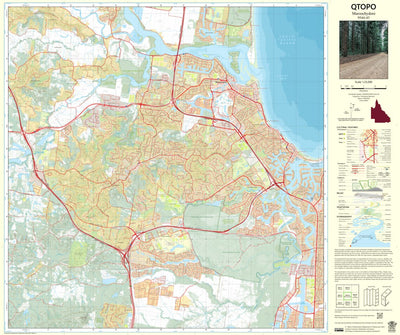 Department of Resources Maroochydore (9544-43) digital map