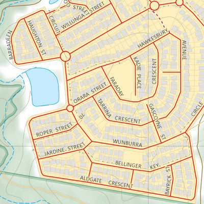 Department of Resources Maudsland (9542-233) digital map