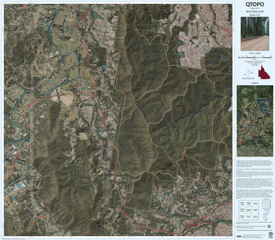Department of Resources MAUDSLAND (9542-233i) digital map
