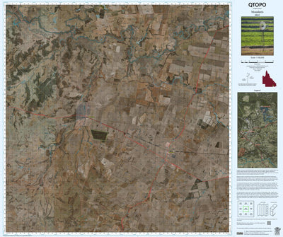 Department of Resources Meandarra (8843i) digital map