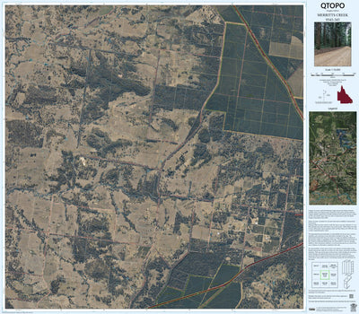 Department of Resources MERRITTS CREEK (9343-343i) digital map