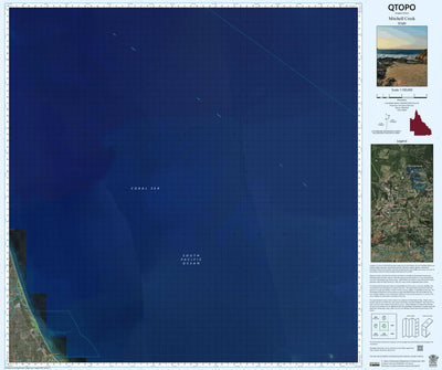Department of Resources Mitchell Creek (9349i) digital map
