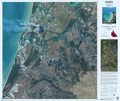 Department of Resources Mitchell River (7267-3i) digital map