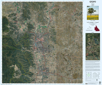 Department of Resources Monto (9148-3i) digital map