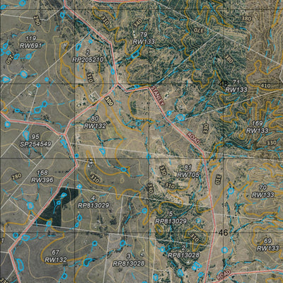 Department of Resources Monto (9148-3i) digital map