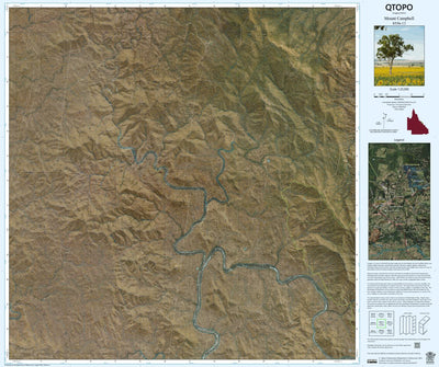 Department of Resources Mount Campbell (8556-13i) digital map