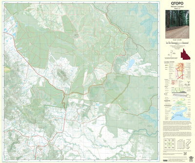 Department of Resources Mount Coondoo (9445-12) digital map