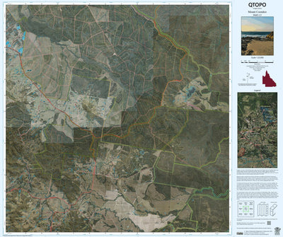 Department of Resources Mount Coondoo (9445-12i) digital map