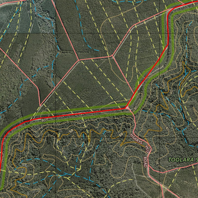 Department of Resources Mount Coondoo (9445-12i) digital map