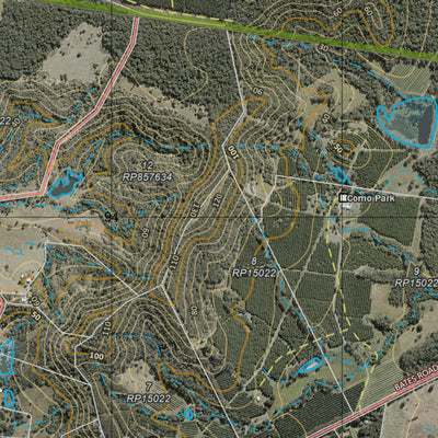 Department of Resources Mount Coondoo (9445-12i) digital map