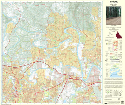 Department of Resources Mount Crosby (9442-14) digital map