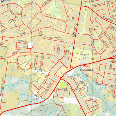 Department of Resources Mount Crosby (9442-14) digital map