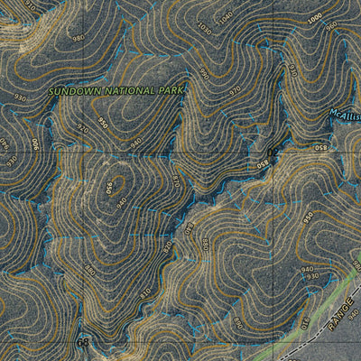 Department of Resources Mount Donaldson (9240-32i) digital map