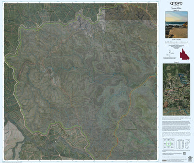 Department of Resources Mount Elliot (9445-11i) digital map