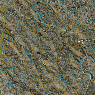Department of Resources Mount Gaeta (9248-3i) digital map