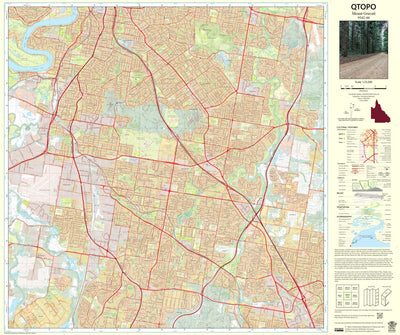 Department of Resources Mount Gravatt (9542-44) digital map