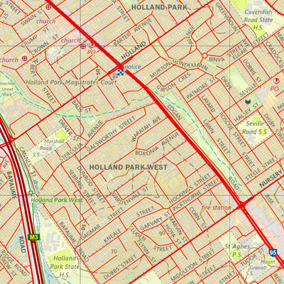 Department of Resources Mount Gravatt (9542-44) digital map