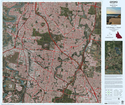 Department of Resources Mount Gravatt (9542-44i) digital map